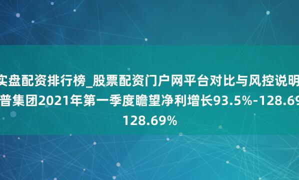 实盘配资排行榜_股票配资门户网平台对比与风控说明 拓普集团2021年第一季度瞻望净利增长93.5%-128.69%